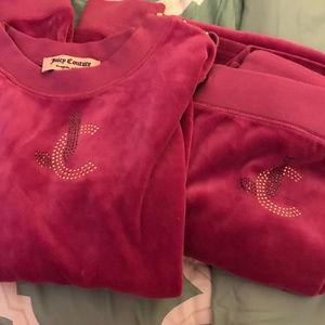 Juicy Couture Hot Pink Sweatsuit